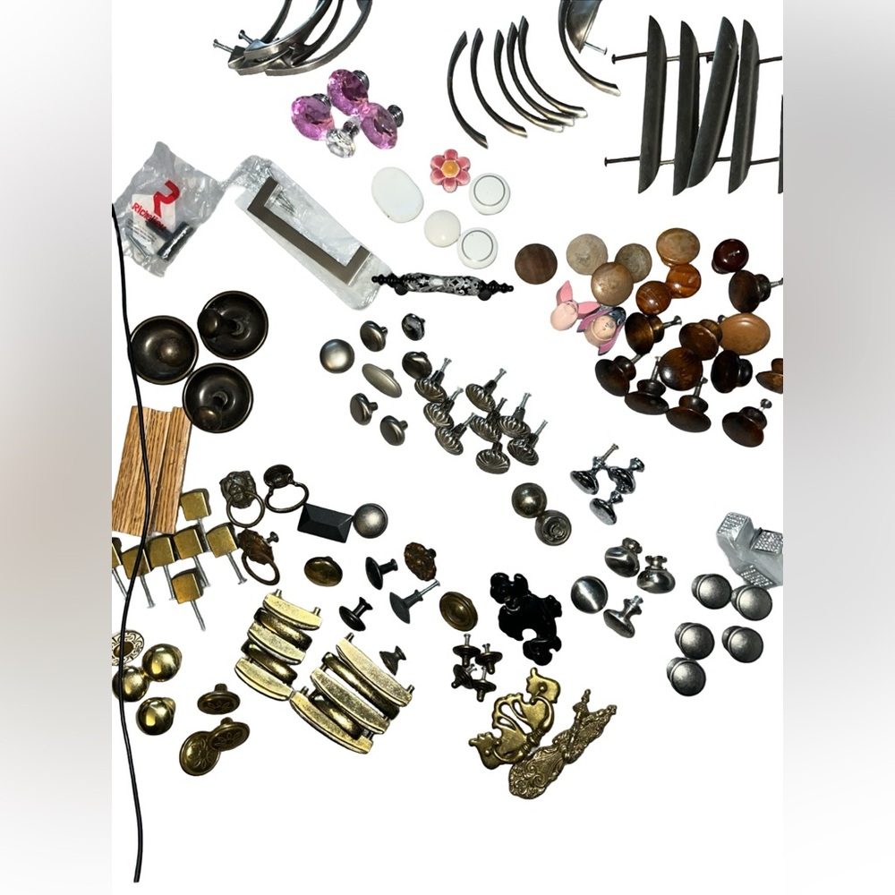 About 130 drawer furniture knobs projects new to antique and all in between
